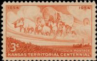 Scott 1061<br />3c Kansas Territory Centenary<br />Pane Single<br /><span class=quot;smallerquot;>(reference or stock image)</span>