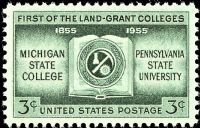 Scott 1065<br />3c Land Grant College Centenary<br />Pane Single<br /><span class=quot;smallerquot;>(reference or stock image)</span>