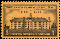 Scott 1083<br />3c Nassau Hall Bicentennial<br />Pane Single<br /><span class=quot;smallerquot;>(reference or stock image)</span>