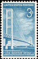 Scott 1109<br />3c Mackinac Bridge Dedication<br />Pane Single<br /><span class=quot;smallerquot;>(reference or stock image)</span>