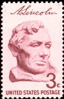 Scott 1114<br />3c Abraham Lincoln Bust<br />Pane Single<br /><span class=quot;smallerquot;>(reference or stock image)</span>