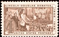 Scott 1115<br />4c Lincoln / Douglas Debate<br />Pane Single<br /><span class=quot;smallerquot;>(reference or stock image)</span>