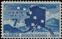 Scott C53<br />7c Alaska Statehood<br />Pane Single<br /><span class=quot;smallerquot;>(reference or stock image)</span>