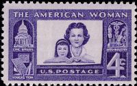 Scott 1152<br />4c American Women<br />Pane Single<br /><span class=quot;smallerquot;>(reference or stock image)</span>