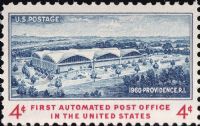 Scott 1164<br />4c First Automated Post Office - Providence RI<br />Pane Single<br /><span class=quot;smallerquot;>(reference or stock image)</span>