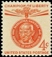 Scott 1174<br />4c Mahatma Gandhi<br />Pane Single<br /><span class=quot;smallerquot;>(reference or stock image)</span>