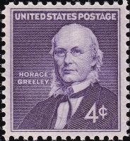 Scott 1177<br />4c Horace Greeley<br />Pane Single<br /><span class=quot;smallerquot;>(reference or stock image)</span>