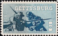 Scott 1180<br />5c Civil War Centennial 1863: Battle of Gettysburg<br />Pane Single<br /><span class=quot;smallerquot;>(reference or stock image)</span>