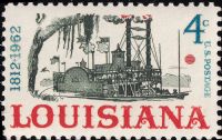 Scott 1197<br />4c Louisiana Statehood Sesquicentennial<br />Pane Single<br /><span class=quot;smallerquot;>(reference or stock image)</span>
