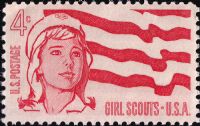 Scott 1199<br />4c Girl Scouts<br />Pane Single<br /><span class=quot;smallerquot;>(reference or stock image)</span>