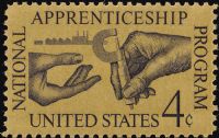 Scott 1201<br />4c National Apprenticeship Program<br />Pane Single<br /><span class=quot;smallerquot;>(reference or stock image)</span>
