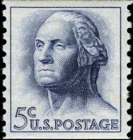 Scott 1229<br />5c George Washington<br />Coil Single; Untagged<br /><span class=quot;smallerquot;>(reference or stock image)</span>