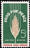 Scott 1231<br />5c Food for Peace<br />Pane Single<br /><span class=quot;smallerquot;>(reference or stock image)</span>