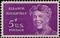 Scott 1236<br />5c Eleanor Roosevelt<br />Pane Single<br /><span class=quot;smallerquot;>(reference or stock image)</span>