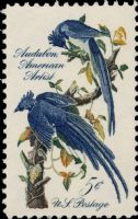 Scott 1241<br />5c John James Audubon - quot;Columbia Jaysquot;<br />Pane Single<br /><span class=quot;smallerquot;>(reference or stock image)</span>