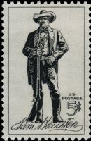 Scott 1242<br />5c Sam Houston<br />Pane Single<br /><span class=quot;smallerquot;>(reference or stock image)</span>