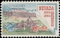 Scott 1248<br />5c Nevada Statehood<br />Pane Single<br /><span class=quot;smallerquot;>(reference or stock image)</span>