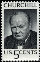 Scott 1264<br />5c Sir Winston Churchill Memorial<br />Pane Single<br /><span class=quot;smallerquot;>(reference or stock image)</span>