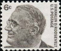 Scott 1284<br />6c Franklin D. Roosevelt<br />Pane Single; Untagged<br /><span class=quot;smallerquot;>(reference or stock image)</span>