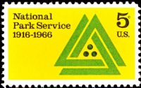 Scott 1314<br />5c National Park Service<br />Pane Single; Untagged<br /><span class=quot;smallerquot;>(reference or stock image)</span>