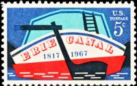 Scott 1325<br />5c Erie Canal<br />Pane Single<br /><span class=quot;smallerquot;>(reference or stock image)</span>