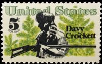 Scott 1330<br />5c Davy Crockett<br />Pane Single<br /><span class=quot;smallerquot;>(reference or stock image)</span>