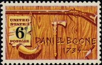 Scott 1357<br />6c Daniel Boone / Cumberland Gap Expedition Bicentennial<br />Pane Single<br /><span class=quot;smallerquot;>(reference or stock image)</span>