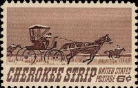 Scott 1360<br />6c Cherokee Strip<br />Pane Single<br /><span class=quot;smallerquot;>(reference or stock image)</span>