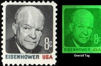 Scott 1394<br />8c Dwight D. Eisenhower<br />Pane Single; Overall Tag<br /><span class=quot;smallerquot;>(reference or stock image)</span>