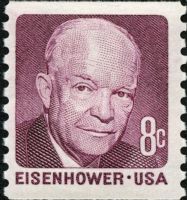 Scott 1402<br />8c Dwight D. Eisenhower (Coil)<br />Coil Single<br /><span class=quot;smallerquot;>(reference or stock image)</span>