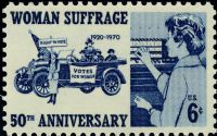 Scott 1406<br />6c Womens Suffrage - 19th Admendment<br />Pane Single<br /><span class=quot;smallerquot;>(reference or stock image)</span>