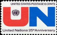 Scott 1419<br />6c United Nations<br />Pane Single<br /><span class=quot;smallerquot;>(reference or stock image)</span>