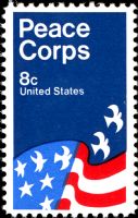 Scott 1447<br />8c Peace Corps<br />Pane Single<br /><span class=quot;smallerquot;>(reference or stock image)</span>