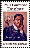 Scott 1554<br />10c Paul Dunbar<br />Pane Single<br /><span class=quot;smallerquot;>(reference or stock image)</span>