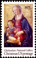 Scott 1579<br />(10c) Madonna and Child by Domenico Ghirlandaio<br />Pane Single<br /><span class=quot;smallerquot;>(reference or stock image)</span>