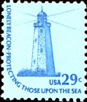 Scott 1605<br />29c Sandy Hook Lighthouse<br />Shiny Gum; Pane Single<br /><span class=quot;smallerquot;>(reference or stock image)</span>