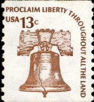 Scott 1618<br />13c Liberty Bell (Coil)<br />Shiny Gum; Coil Single<br /><span class=quot;smallerquot;>(reference or stock image)</span>