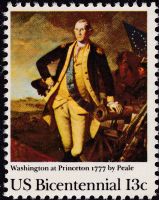 Scott 1704<br />13c George Washington at Princeton<br />Pane Single<br /><span class=quot;smallerquot;>(reference or stock image)</span>