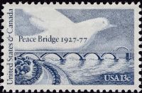 Scott 1721<br />13c Peace Bridge and Dove<br />Pane Single<br /><span class=quot;smallerquot;>(reference or stock image)</span>