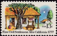 Scott 1725<br />13c Alta California Bicentennial<br />Pane Single<br /><span class=quot;smallerquot;>(reference or stock image)</span>