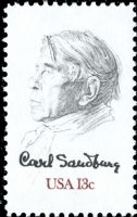 Scott 1731<br />13c Carl August Sandburg<br />Pane Single<br /><span class=quot;smallerquot;>(reference or stock image)</span>