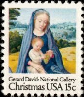 Scott 1799<br />15c Madonna and Child by Gerald David<br />Pane Single<br /><span class=quot;smallerquot;>(reference or stock image)</span>