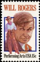 Scott 1801<br />15c Will Rogers<br />Pane Single<br /><span class=quot;smallerquot;>(reference or stock image)</span>