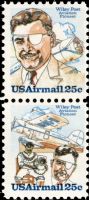 Scott C96a<br />25c Wiley Post<br />Pane Pair #C95-96 (2 designs)<br /><span class=quot;smallerquot;>(reference or stock image)</span>