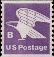 Scott 1820<br />(18c) Rate Change B - Violet Eagle<br />Coil Single<br /><span class=quot;smallerquot;>(reference or stock image)</span>