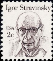 Scott 1845<br />2c Igor Stravinsky<br />Pane Single; Overall Tag<br /><span class=quot;smallerquot;>(reference or stock image)</span>