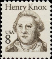 Scott 1851<br />8c Henry Knox<br />Pane Single; Overall Tag<br /><span class=quot;smallerquot;>(reference or stock image)</span>