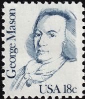 Scott 1858<br />18c George Mason<br />Pane Single; Overall Tag<br /><span class=quot;smallerquot;>(reference or stock image)</span>