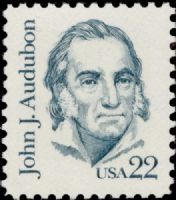 Scott 1863<br />22c John J. Audubon<br />Perf 10.8 x 10.9; Small Block Tag; Pane Single<br /><span class=quot;smallerquot;>(reference or stock image)</span>