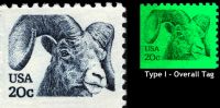 Scott 1949<br />20c Bighorn Sheep -- Type I (VB)<br />Booklet Pane Single<br /><span class=quot;smallerquot;>(reference or stock image)</span>
